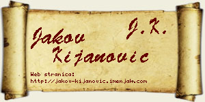 Jakov Kijanović vizit kartica